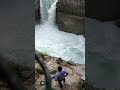 Aharbal waterfall by valley kalakar