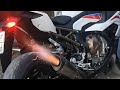 Bmw s1000 RR M Akrapovic flames