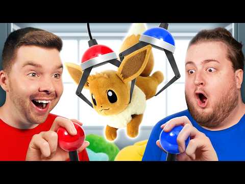 Most Pokemon Prizes From Crane Games Wins!