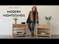 How to build a nightstand with drawer  from plywood  2x2s