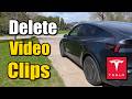 How to Delete Video Clips on TESLA for Sentry Mode & Dashcam - Easy Tutorial