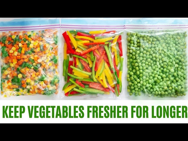 Diy Frozen Mixed Vegetables At Home Youtube