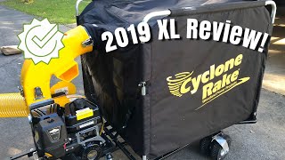 Cyclone Rake XL leaf vacuum 2019 Review and Demo