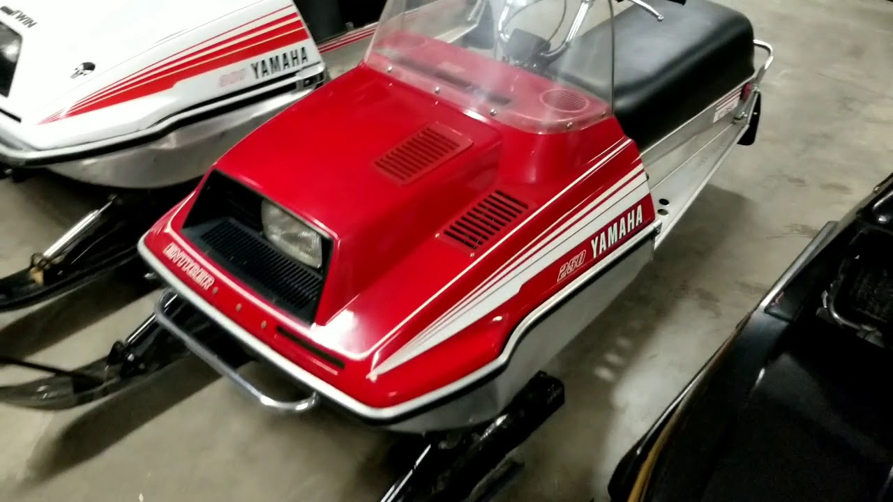 Vintage Snowmobile Line Up!! YouTube