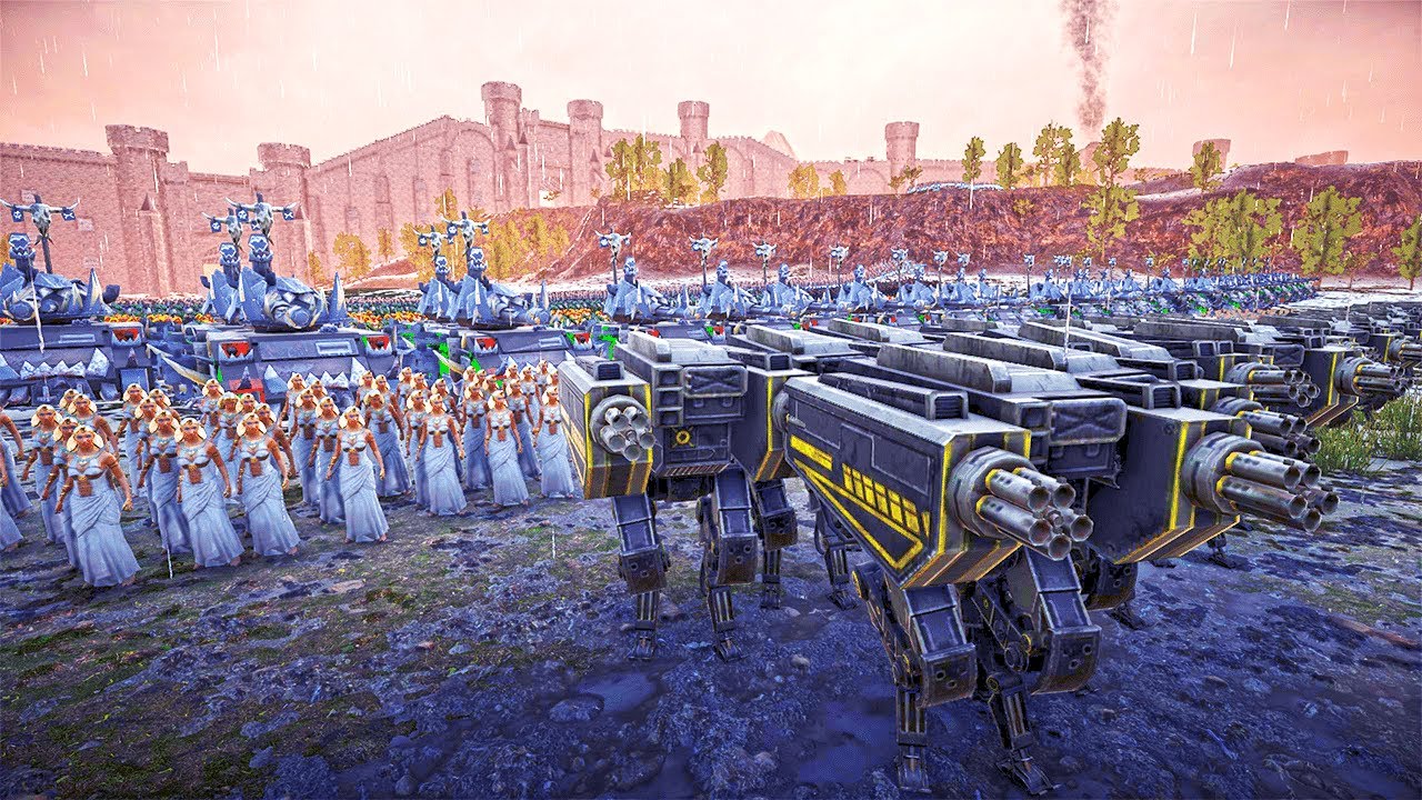 Predator Tank, T45 Shotgun & Space Marine vs 3.3 Million Khorne