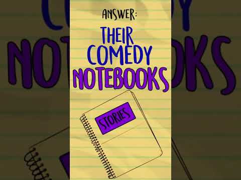 The One Thing Comedians Never Throw Away