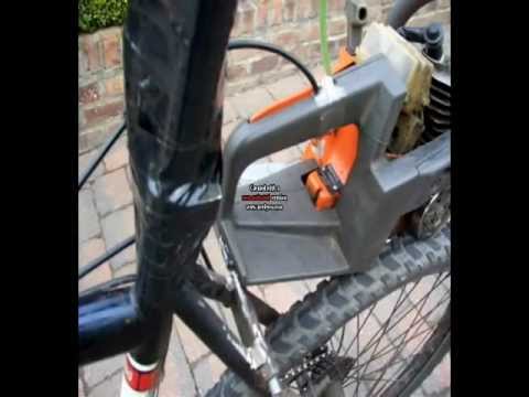 homemade chainsaw bike