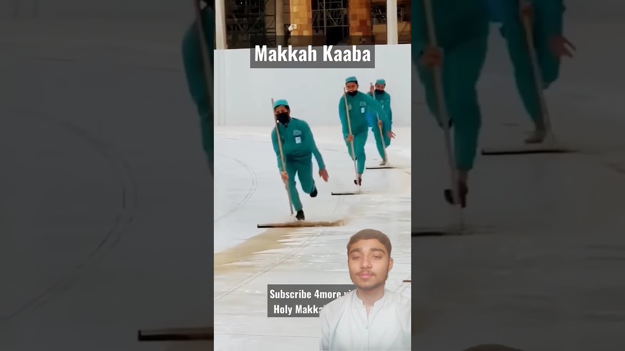 Cleaning Khana kabba