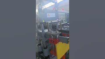 200Ton rubber vulcanizing press machine with 2RT #machine