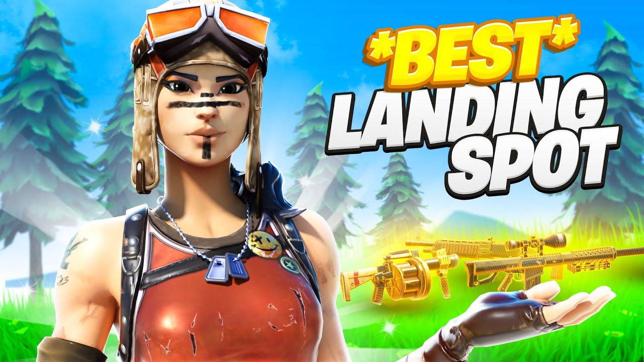 The Secret Spot In Fortnite Best Landing Spot Season 3 Youtube