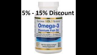 California gold nutrition, omega-3 ...