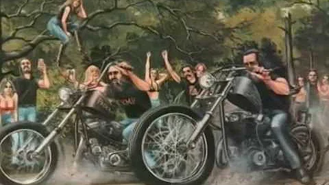 Biker Brotherhood with David Mann Art