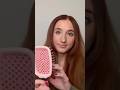 Hair brushing &amp; tapping 🎀 #tappingasmr #firstasmrvideo #newcreator #whispering #brushing