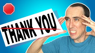 ❌ STOP Saying "THANK YOU" | 20 Natural Expressions in British English To Say Thank You