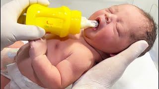 Cutest Little Baby in NICU | Feeding Time with Nurse’s Love ❤️🤲👶#newbornbaby 🤲❤️