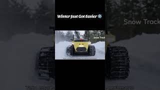 The Yarbo snowblower makes winter effortless with smart automation #snow #winter #snowblower