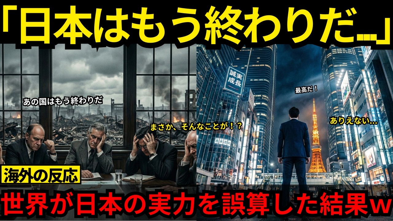 「日本はもう終わりだ」 世界が日本の実力を大誤算した結果