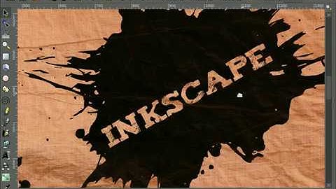 heathenX Inkscape Tutorials: episode 087 - A paint splatter effect