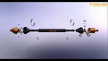 KINGTIME CV AXLE Animation (KTF CV Joint)