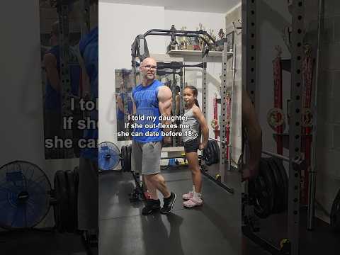 She’s getting way too close! 😳💪