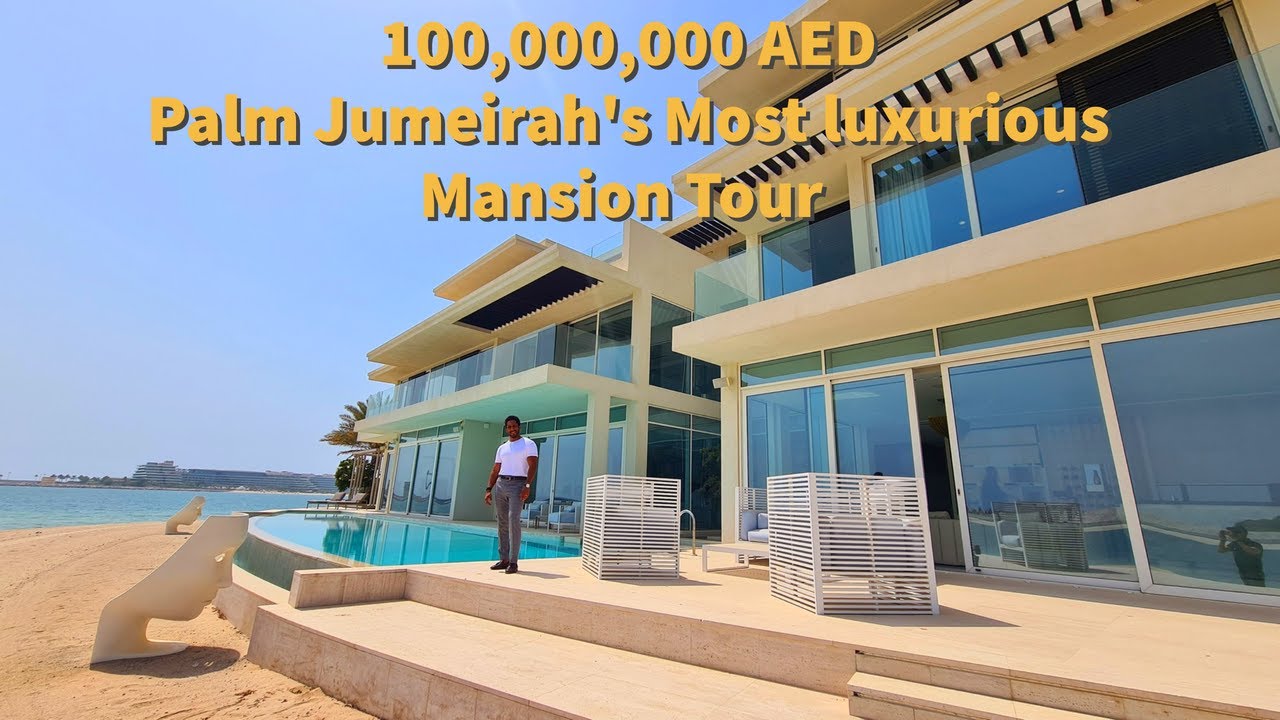 INSIDE ONE OF PALM JUMEIRAHS' MOST LAVISH CUSTOM BUILT VILLAs | THE M ESTATE TIP VILLA