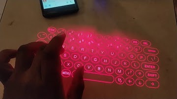 laser projection keyboard bluetooth