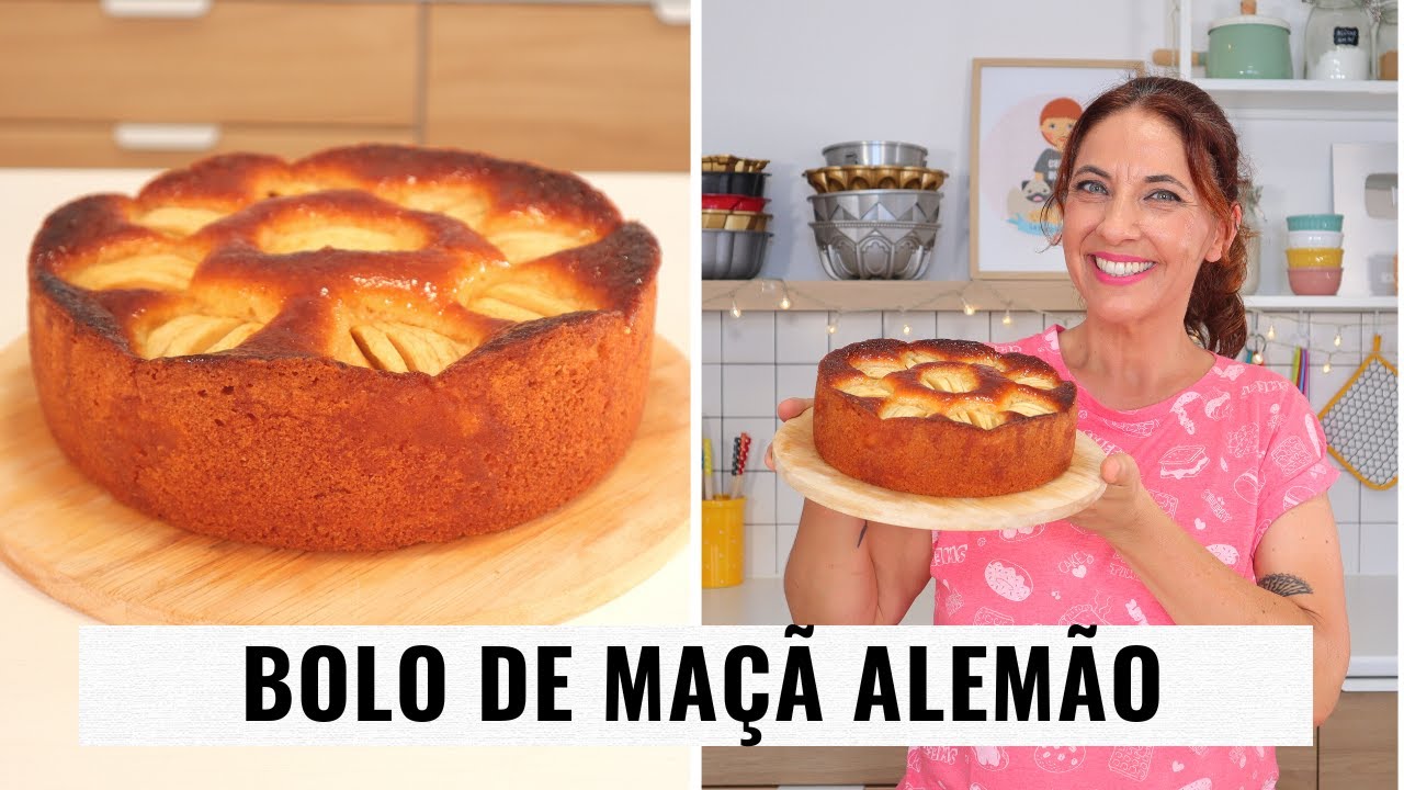Bolo de maçã alemão
