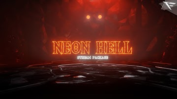 Neon Hell | Twitch overlay and alerts stream pack for OBS Studio, Streamlab and Streamelements