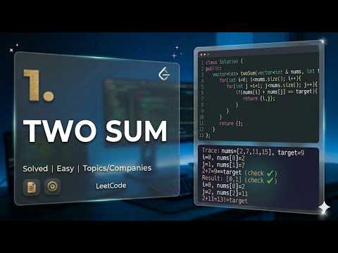 LeetCode 1. Two Sum | Brute Force Solution & Complexity Analysis (C++)
