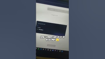 how to convert any 2D to 3D in seconds