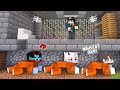 Escape from the security prison in minecraft  with pepesan  azen