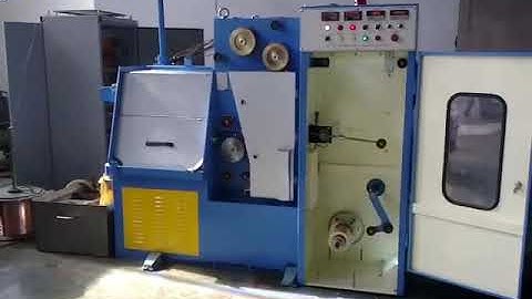 Fine wire drawing machine with continuous annealing