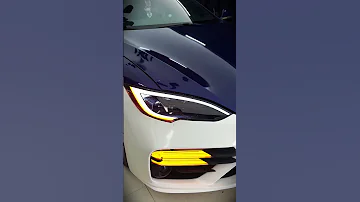 Tesla ModelS Upgrade Headlights Tail Lights Surround 