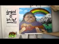 Israel "IZ" Kamakawiwo'ole - Somewhere Over The Rainbow (Painting)
