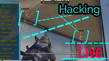 Pubg Mobile Live Stream Hacker / Fly car / Long Jump / Fast speed / Aim bot / magic bullet