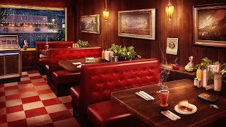 Twin Peaks Double R Diner Ambience - 8 Hours of Smooth Jazz Music, Rain Sounds, & Cozy Cafe Ambience screenshot 2