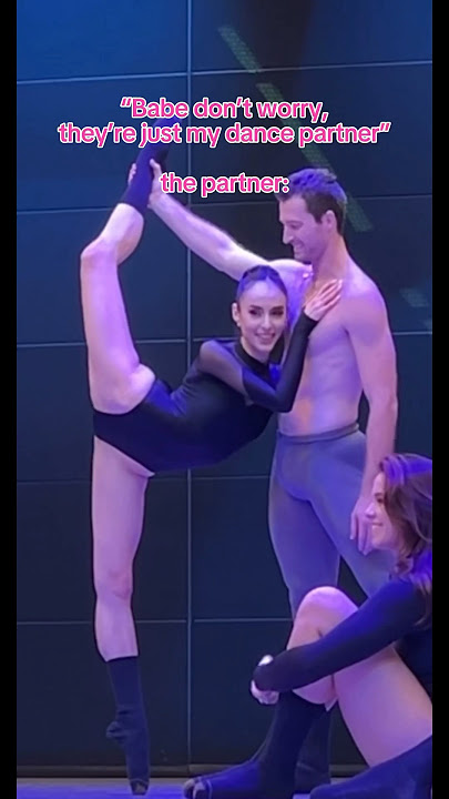 JUST A DANCE PARTNER #ballerina#comedy#joke#ballet#dancer#maledancer#partner#flexible#couple#ballet