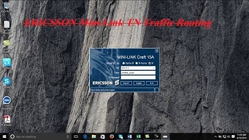 ERICSSON Mini Link TN Traffic Routing procedure