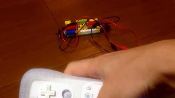 Wiiリモコンとarduinoで一応レゴのラジコン化