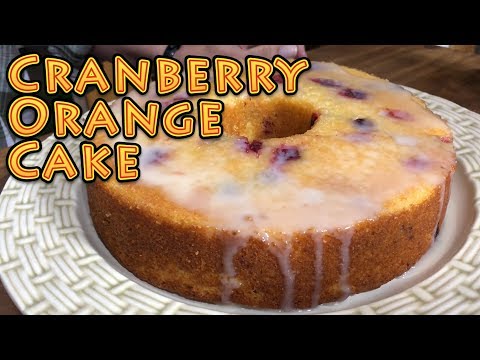 Cranberry Orange Cake From Scratch | EASY Holiday Recipe
