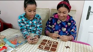 سبنا المذاكرة ورجعنا للعب تانى🀄🃏🎲مع جودى وجيداء 👭