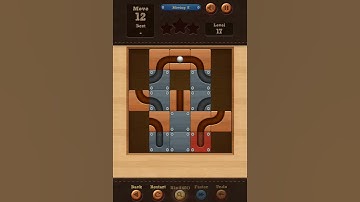 Roll the Ball slide puzzle Moving E Pack Level 17 Solution