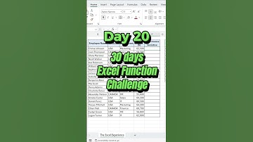 Day 20 of 30 days excel function challenge - INDEX+MATCH🔥 #excelexperience