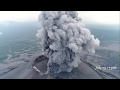 Explosions of Karymsky volcano, Kamchatka in 2018