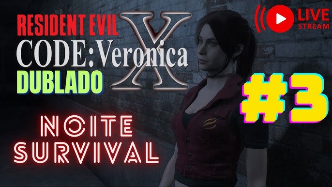 Resident Evil Code Veronica X (PS2) DUBLADO em Português do Brasil 