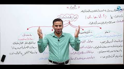 النداء للصف الثاني المتوسط (المنهج الجديد)