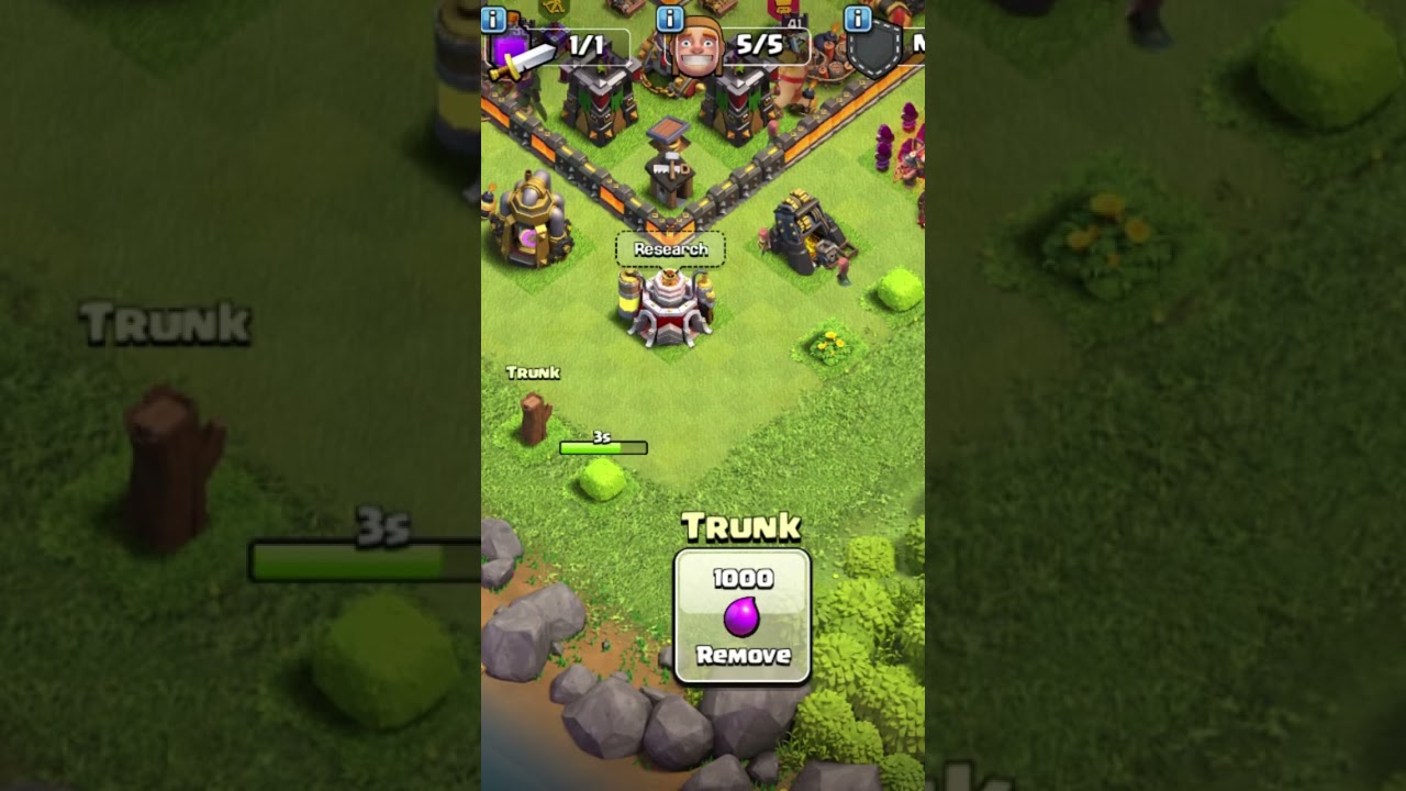 Base Cleaning Level 100 😎 | COC Satisfying Removal