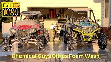 What a Foam Cannon Wash on a RZR Looks Like (#RZR_Dreams)