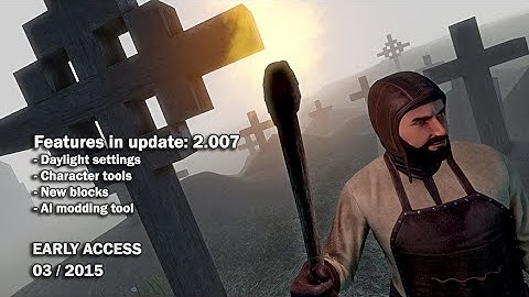 Medieval Engineers - Update 02.007: Daylight settings, Character tools, AI modding tool
