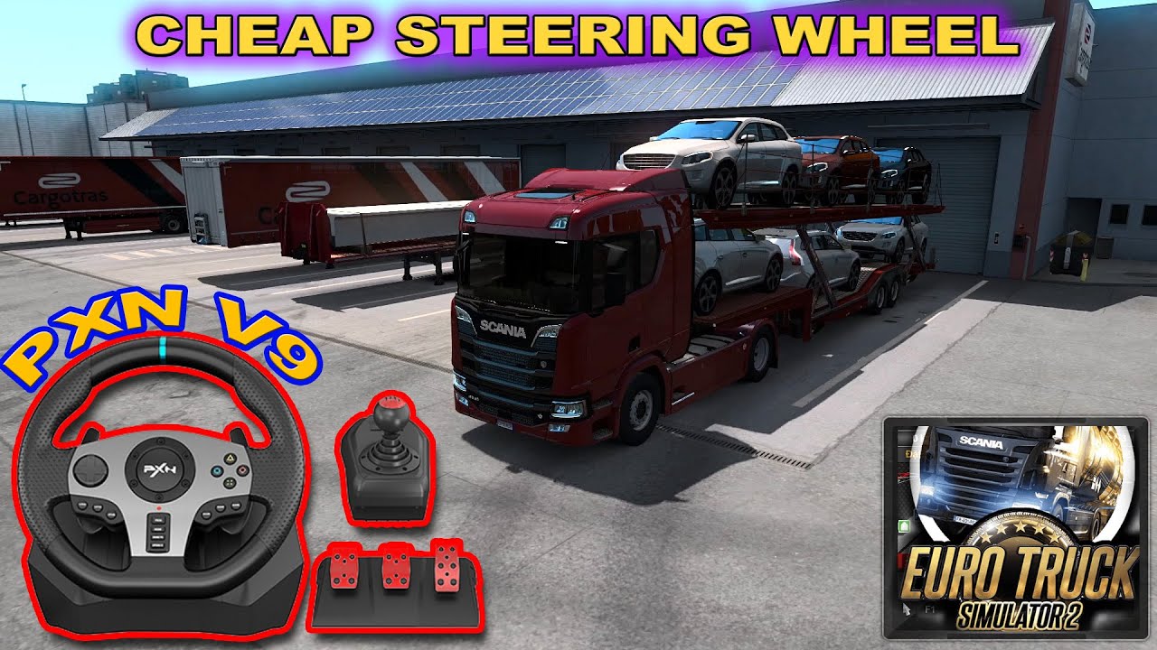 Vô lăng chơi game PXN V9 PRO Gaming Racing Wheel